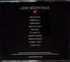 Your Love Never Fails by Jesus Culture - CD Back Cover