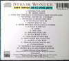 Love Songs 20 Classic Hits by Stevie Wonder - CD Back Cover