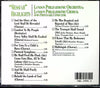 London Philharmonic Orchestra - "Messiah" Highlights CD back cover with track list