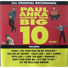 Paul Anka Sings His Big 10 - Volume 1 by Paul Anka (CD)