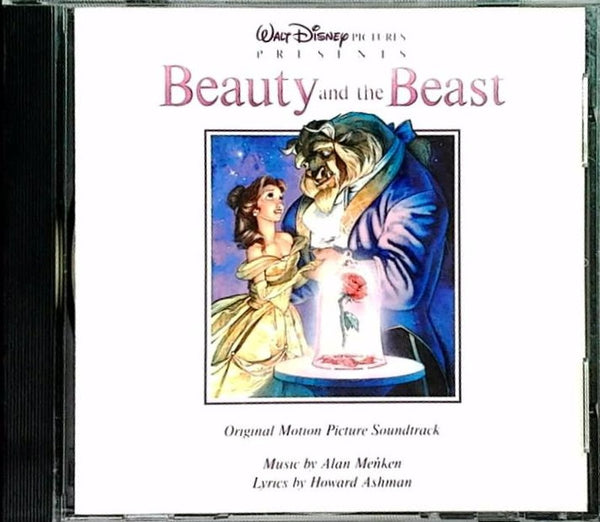 Beauty And The Beast (Original Motion Picture Soundtrack) by Alan Menken, Howard Ashman - CD Album Cover