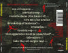 De-Loused In The Comatorium by The Mars Volta - CD Back Cover