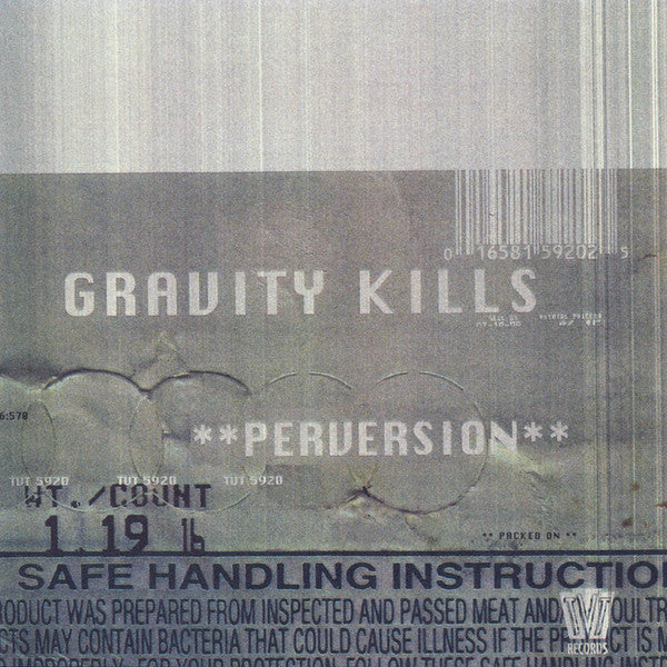 Perversion by Gravity Kills - CD Album Cover