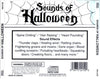 Sounds Of Halloween by No Artist - CD Back Cover