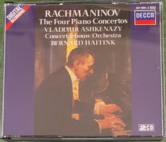 The Four Piano Concertos by Sergei Rachmaninoff, Vladimir Ashkenazy, Concertgebouworkest, Bernard Haitink (CD)