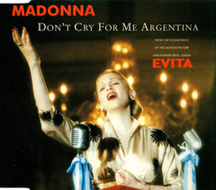 Don't Cry For Me Argentina by Madonna (CD)