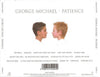 Patience by George Michael - CD Back Cover