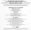 Somewhere Over The Rainbow / My Destiny by Katharine McPhee - CD Back Cover