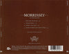 You Have Killed Me by Morrissey - CD Back Cover