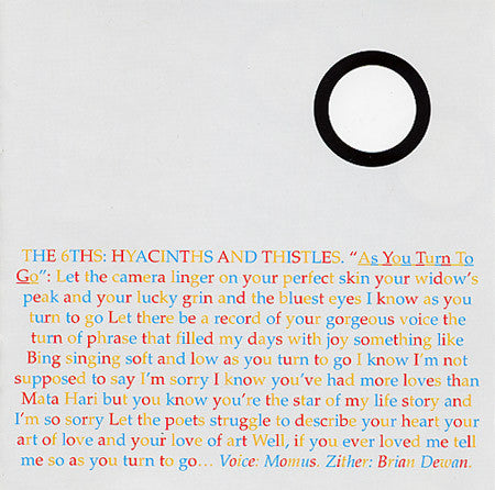 Hyacinths And Thistles by The 6ths - CD Album Cover