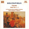 Gayane: Suites Nos. 1 - 3 by Aram Khachaturian, St. Petersburg State Orchestra, André Anichanov - CD Album Cover