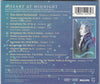 Mozart At Midnight by Wolfgang Amadeus Mozart - CD Back Cover