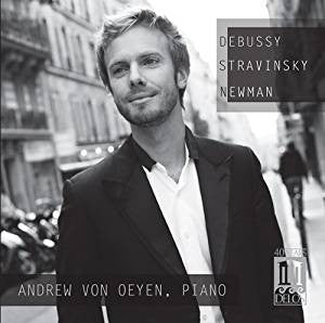 Debussy, Stravinsky, Newman by Andrew von Oeyen - CD Album Cover