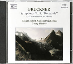 Symphony No. 4, "Romantic"  (1878/80 Version, Ed. Haas) by Anton Bruckner, Royal Scottish National Orchestra, Georg Tintner (CD)