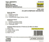 Symphonic Metamorphosis / Mathis Der Maler / Nobilissima Visione by Paul Hindemith, Atlanta Symphony Orchestra, Yoel Levi - CD Back Cover