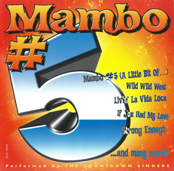 Mambo #5 by The Countdown Singers - CD Album Cover