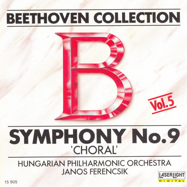 Symphony No. 9 “Choral” by Ludwig van Beethoven, Hungarian National Philharmonic Orchestra, János Ferencsik (CD)