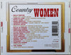 Country Women by Various - CD Back Cover