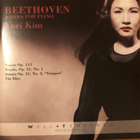 Works For Piano by Ludwig van Beethoven, Yuri Kim - CD Album Cover