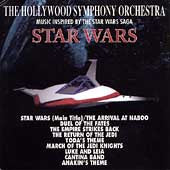 Music Inspired By The Star Wars Saga by Hollywood Symphony Orchestra - CD Album Cover