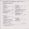 Masters Of Classical Music, Vol.7: Vivaldi by Antonio Vivaldi (CD)