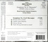 Symphony No. 4, "Romantic"  (1878/80 Version, Ed. Haas) by Anton Bruckner, Royal Scottish National Orchestra, Georg Tintner - CD Back Cover