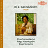 Three Ragas For Solo Violin - Rāga Sarasvatipriya / Rāga Vasantapriya / Rāga Śivapriya by L. Subramaniam - CD Album Cover