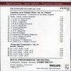 Elgar: "Enigma" Variations; "Pomp & Circumstance" Marches Nos. 1-5 by Sir Edward Elgar, André Previn, Royal Philharmonic Orchestra - CD Back Cover