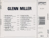 Glenn Miller by Glenn Miller - CD Back Cover