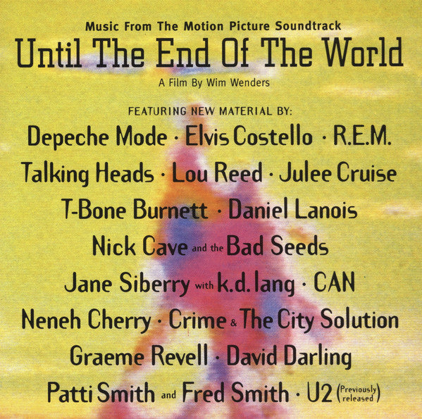 Until The End Of The World (Music From The Motion Picture Soundtrack) by Various - CD Album Cover