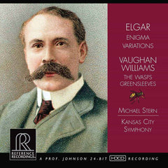 Enigma Variations • The Wasps • Greensleeves by Sir Edward Elgar, Ralph Vaughan Williams, The Kansas City Symphony, Michael Stern (3) (CD)