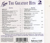 Piano The Greatest Hits by Various - CD Back Cover