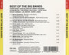 Best Of The Big Bands by Various - CD Back Cover