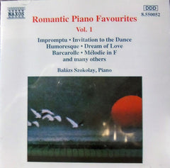 Romantic Piano Favourites Vol.1 by Balázs Szokolay (CD)