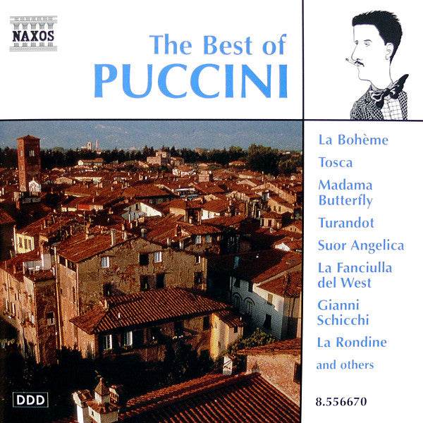 The Best Of Puccini by Giacomo Puccini - CD Album Cover