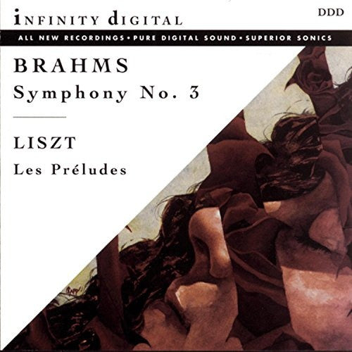 Brahms: Symphony No. 3; Liszt: Les Préludes by Johannes Brahms, Franz Liszt, Vato Kahi, Arnold Katz, Georgian Festival Orchestra, Novosibirsk Philharmonic Orchestra - CD Album Cover