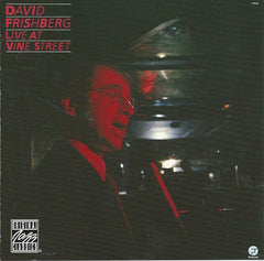 Live At Vine Street by Dave Frishberg (CD)