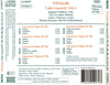 Cello Concerti Vol. 1 - RV 398, 399, 404, 406, 410, 412 & 419 by Antonio Vivaldi, Raphael Wallfisch, City Of London Sinfonia, Nicholas Kraemer - CD Back Cover