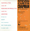Real Life Conversations by Steven Curtis Chapman - CD Back Cover