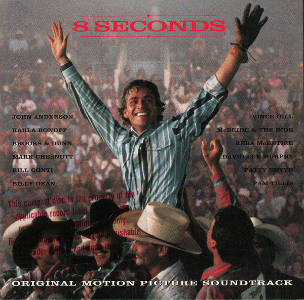 8 Seconds (Original Motion Picture Soundtrack) by Various - CD Album Cover