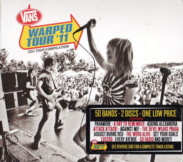 Vans Warped Tour '11 (2011 Tour Compilation) by Various - CD Album Cover