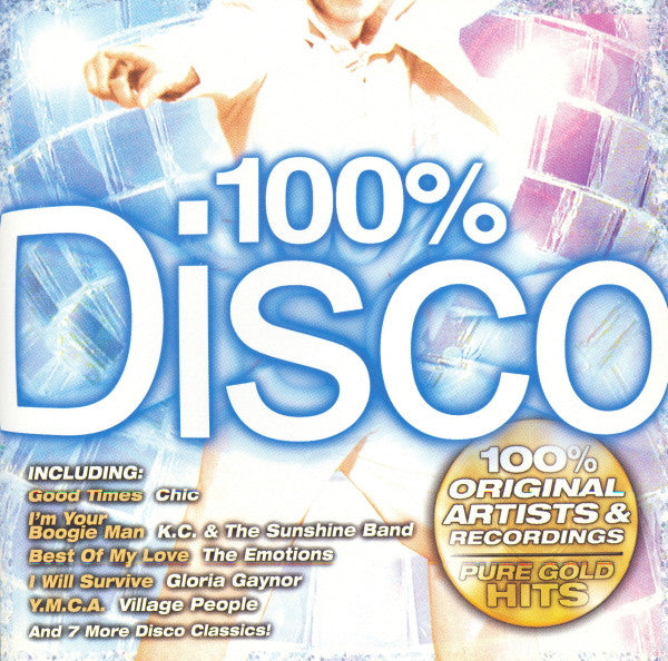 100% Disco by Various - CD Album Cover