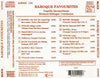 Baroque Favorites by Capella Istropolitana, Richard Edlinger - CD Back Cover