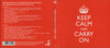 Keep Calm And Carry On by Various - CD Back Cover