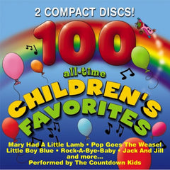 100 All Time Children's Favorites by The Countdown Kids (CD)