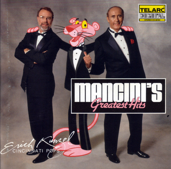 Mancini's Greatest Hits by Erich Kunzel, Cincinnati Pops Orchestra - CD Album Cover