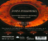 Piano Concertos by Frédéric Chopin, Janina Fialkowska, Vancouver Symphony Orchestra, Bramwell Tovey - CD Back Cover