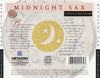 Midnight Sax by Bill Bergman, Stephen Singer - CD Back Cover