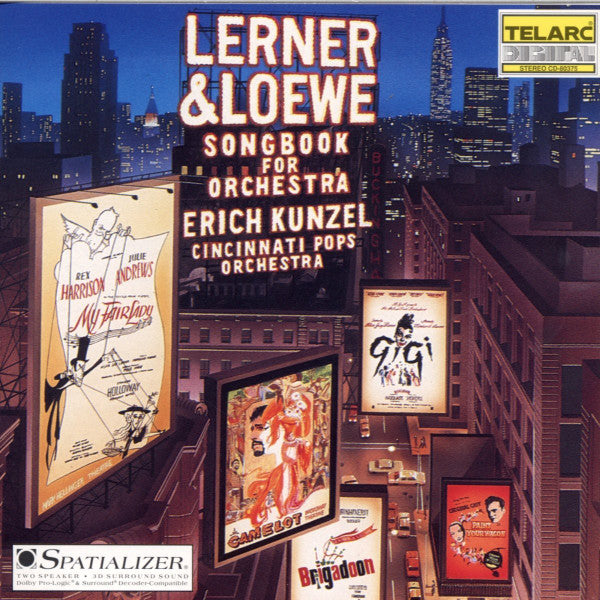 Lerner & Loewe: Songbook For Orchestra by Erich Kunzel, Cincinnati Pops Orchestra - CD Album Cover