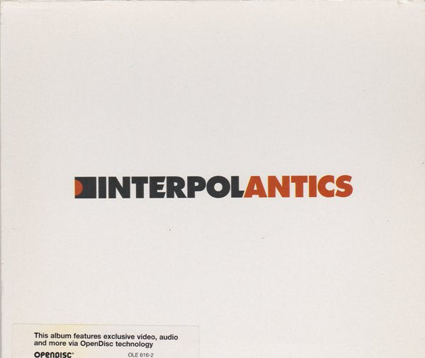 Antics by Interpol - CD Album Cover